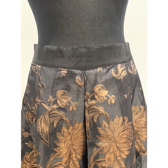 WHBM Women Fancy Metallic Jacquard Full Midi Skirt in Size 14 NEW NWT MSRP $160 - Picture 5 of 10